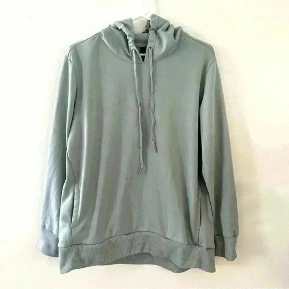 Mondetta Women's Ottoman Hoodie Pullover Green‎ Size Medium